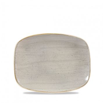 Блюдо прямоугольное CHEFS 26,1х20,2см, без борта, Stonecast, цвет Peppercorn Grey