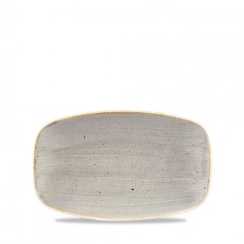 Блюдо прямоугольное 20х12,1см, без борта, Stonecast, цвет Peppercorn Grey