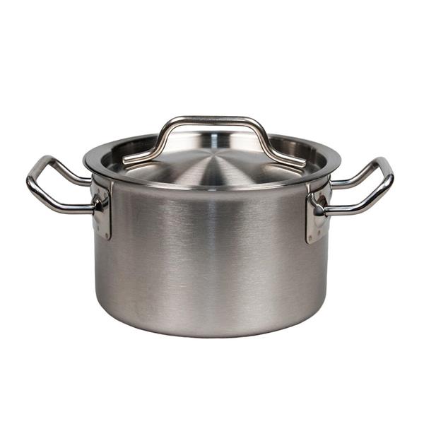 Кастрюля 1,3 л, 14*8,5 см с крышкой нерж. P.L. Proff Cuisine