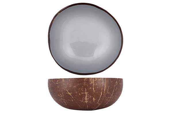 Чаша декоративная METALLIC BLUE GREY PAINT D14CM