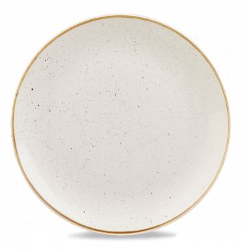 Тарелка мелкая 32,4см, без борта, Stonecast, цвет Barley White
