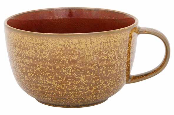 Суповая чашка с ручкой/ кружка 500 мл, d 12,5 см h 8 см, Elements Mustard