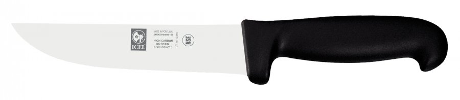 Нож для мяса 160/300 мм. черный Poly Icel /1/6/