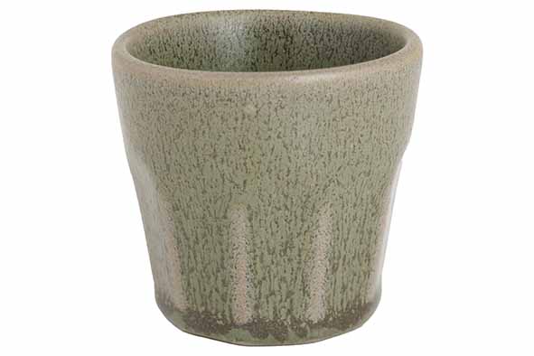 Чашка кофейная без ручки 90 мл, d 6,6 см h 6,1 см, Bistro Thyme Green