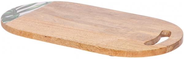 Доска сервировочная овальная 41X22XH1,5CM, дерево
