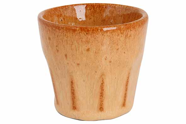 Чашка кофейная без ручки 90 мл, d 6,6 см h 6,1 см, Bistro Mustard Yellow