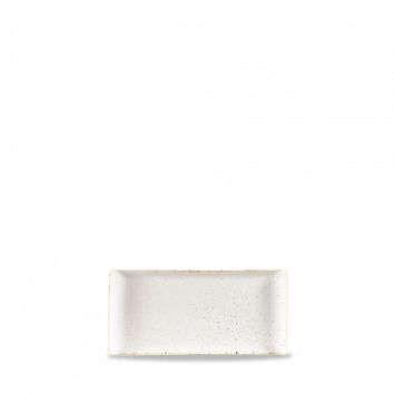 Блюдо прямоугольное 30х14,5 см, Stonecast Hints Barley White