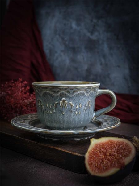 Чашка 210 мл, 12x9,2 см h 6,3, фарфор, Vintage