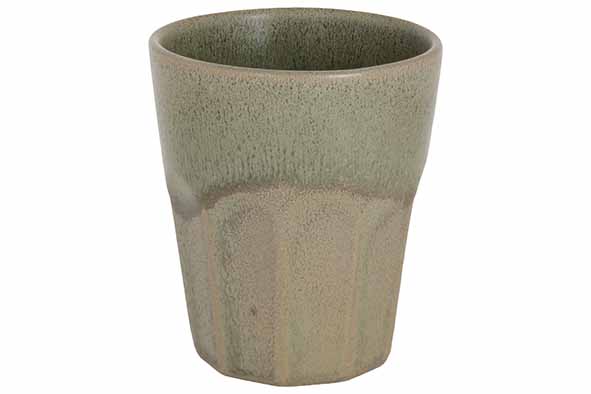 Кружка без ручки 290 мл, d 8,7 см h 9,8 см, Bistro Thyme Green