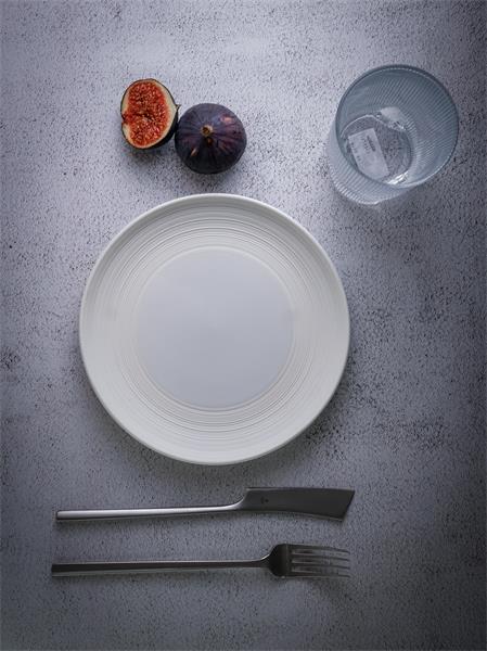 Тарелка мелкая d 19,5 см h 2,5 см, фарфор, Linea