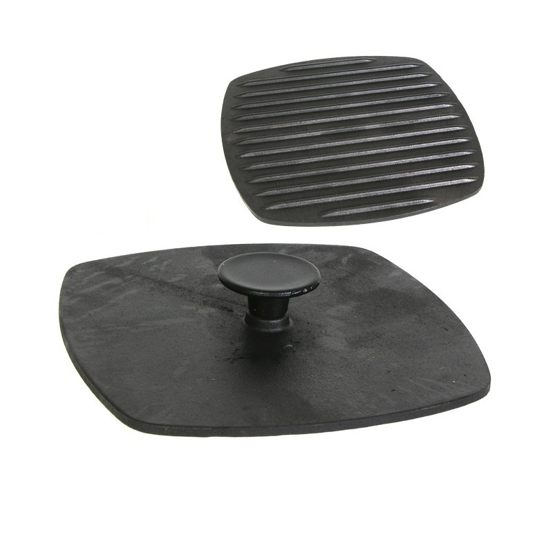 Крышка-пресс 220*220 мм. чугунная квадратная /1/