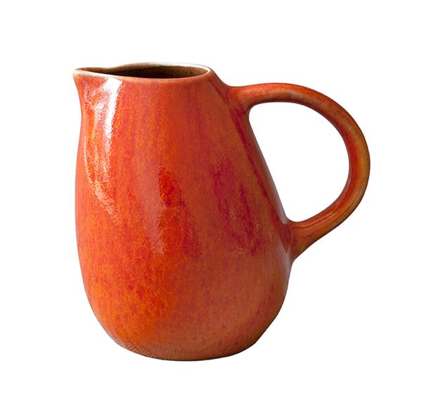 Кувшин d 11 см, h 16 см, цвет orange, Tourron