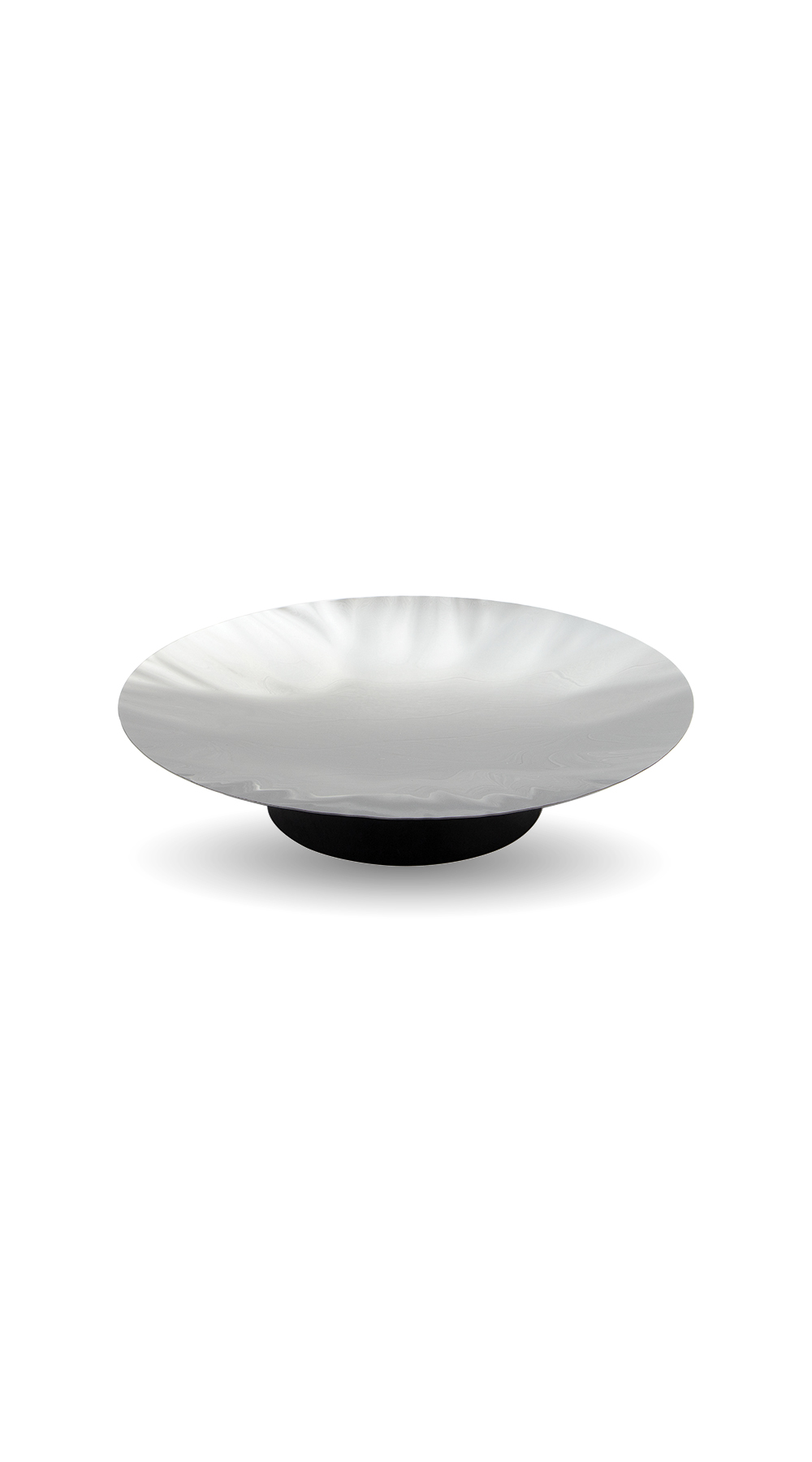 Подставка для торта 31 см. h=4 см. нерж. на ножке дерев. Abert /1/