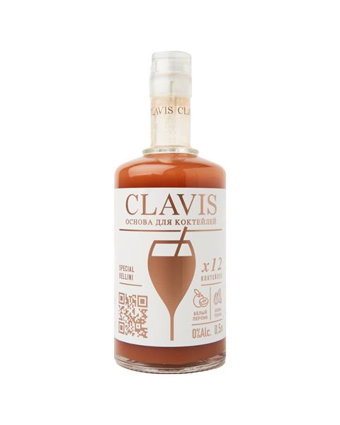 Основа для коктейлей на растительном сырье негазированная CLAVIS Special Bellini 0,5