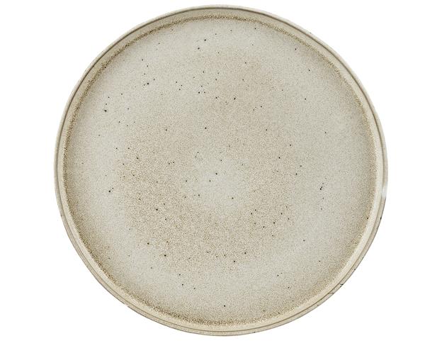 Тарелка с вертикальным бортом d 26,5 см, цвет бежевый, Stonewhite