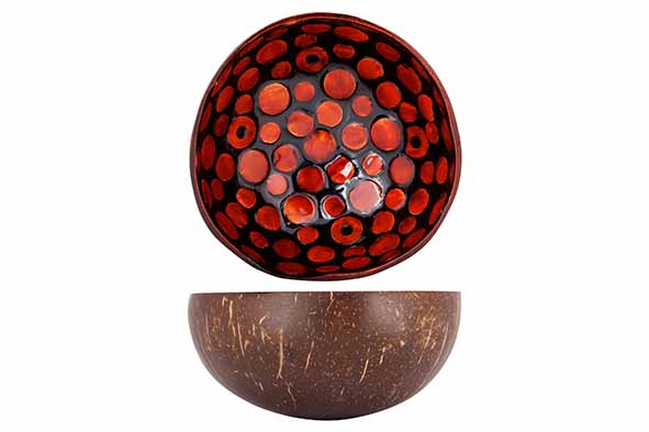 Чаша декоративная ORANGE PEARL D14CM