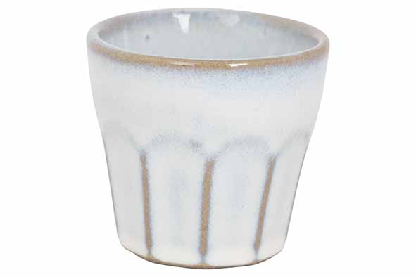 Чашка кофейная без ручки 90 мл, d 6,6 см h 6,1 см, Bistro Vintage White