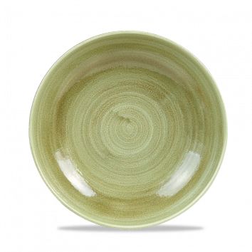 Тарелка глубокая 24,8см 1,13л, без борта, Stonecast Patina, цвет Burnished Green