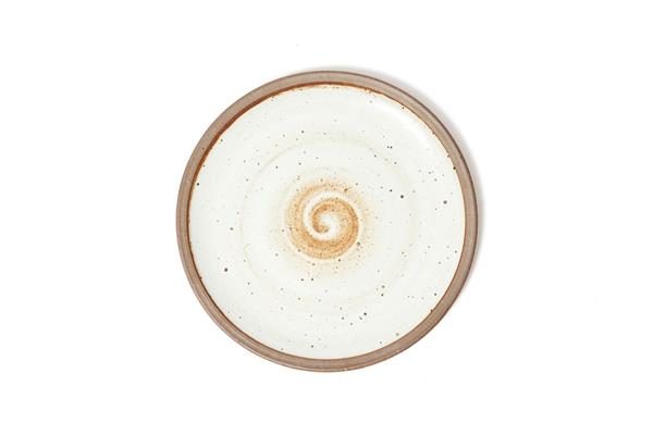 Тарелка мелкая d 19 см h 1,5 см, керамика, цвет бежевый / коричневый, Torno