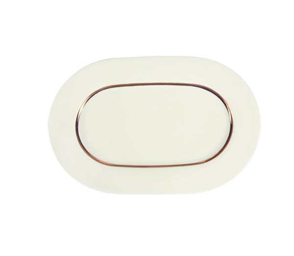 Блюдо овальное 34 см, Halo Bronze