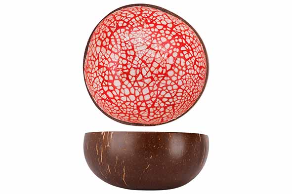 Чаша декоративная RED / EGGSHELL D14CM