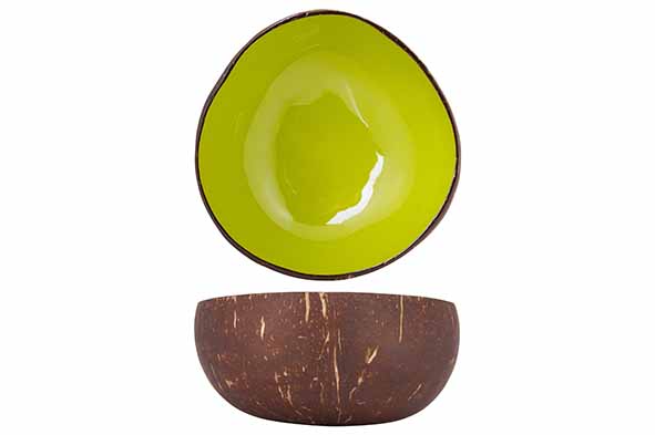 Чаша декоративная LIME GREEN D14CM