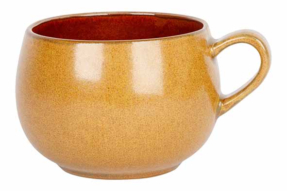Чашка 320 мл, d 8,4 см h 6,8 см, Elements Mustard