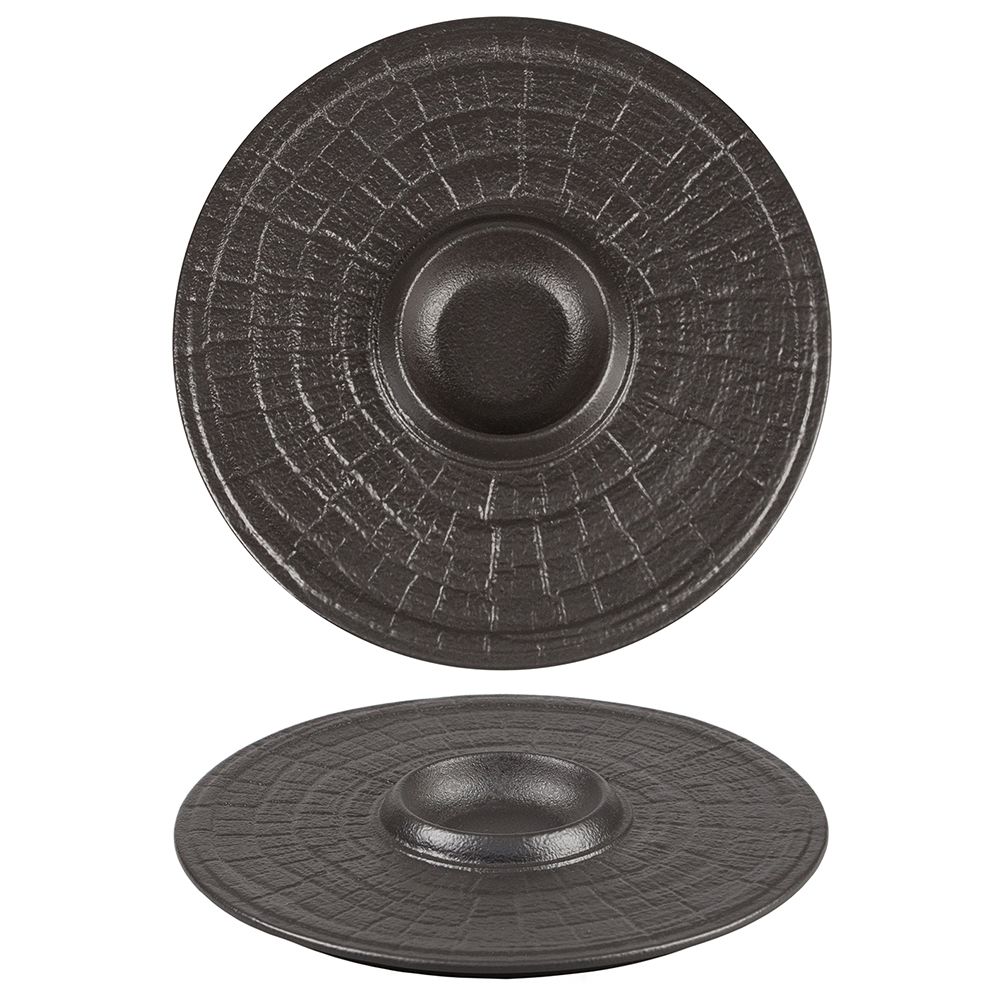 Блюдо для подачи Black Raw Stellar 25 см, P.L. Proff Cuisine