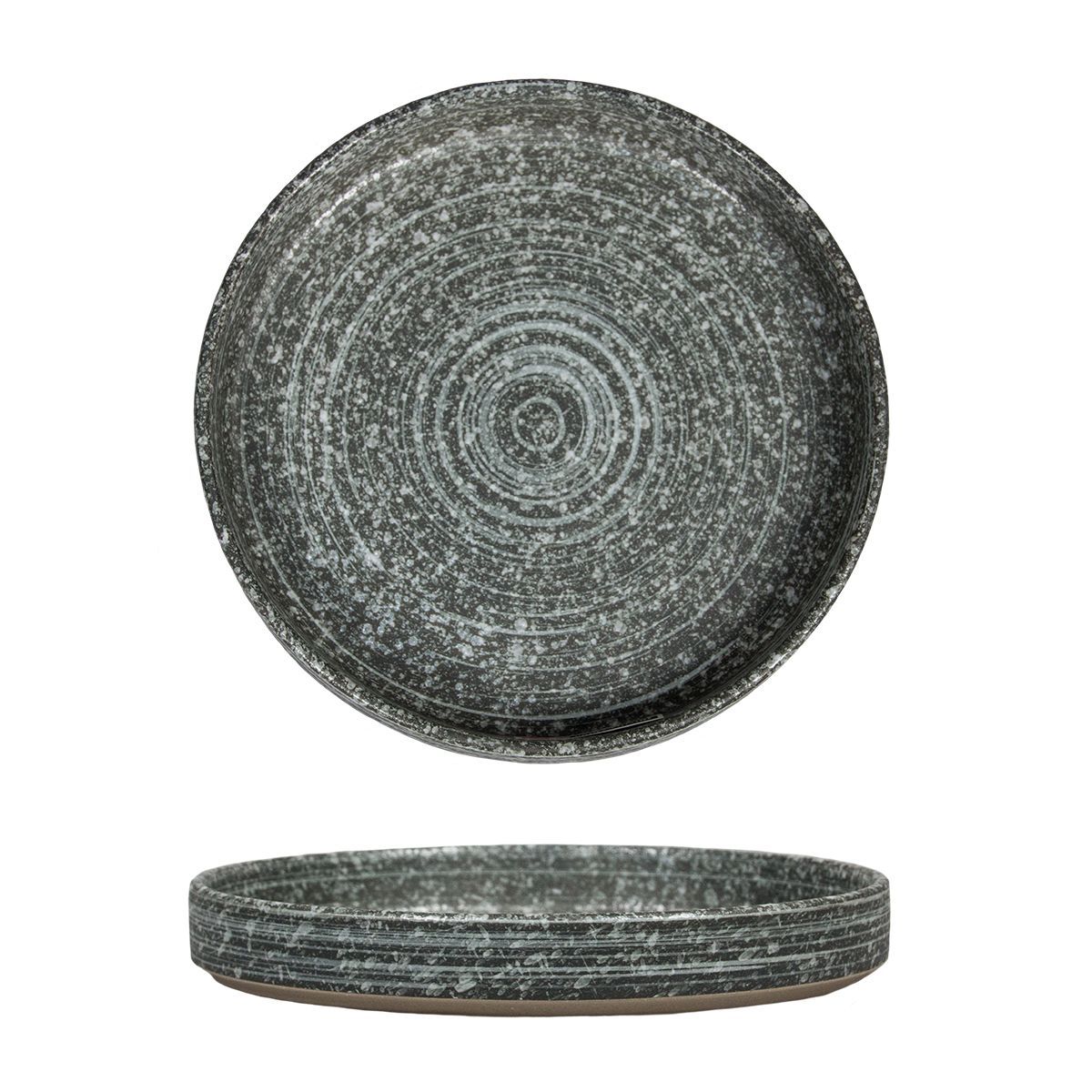 Блюдо для подачи с покрытием 18*2,5 см, Glossy Stone Untouched Taiga, P.L. Proff Cuisine