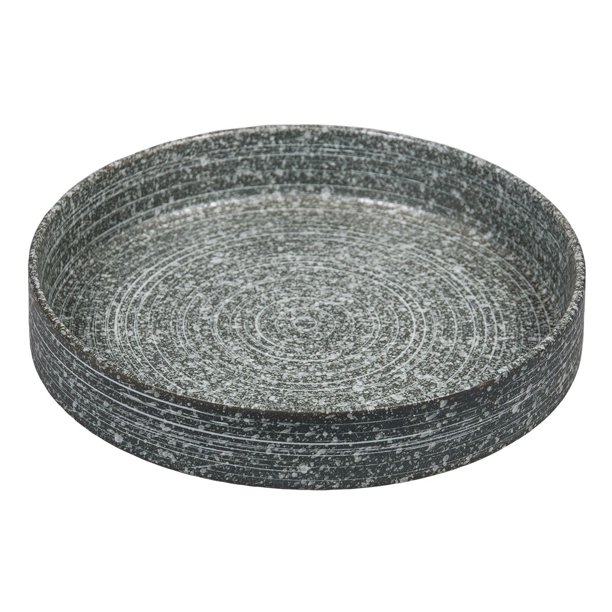 Блюдо для подачи с покрытием 25*3,8 см,Glossy Stone Untouched Taiga. P.L. Proff Cuisine
