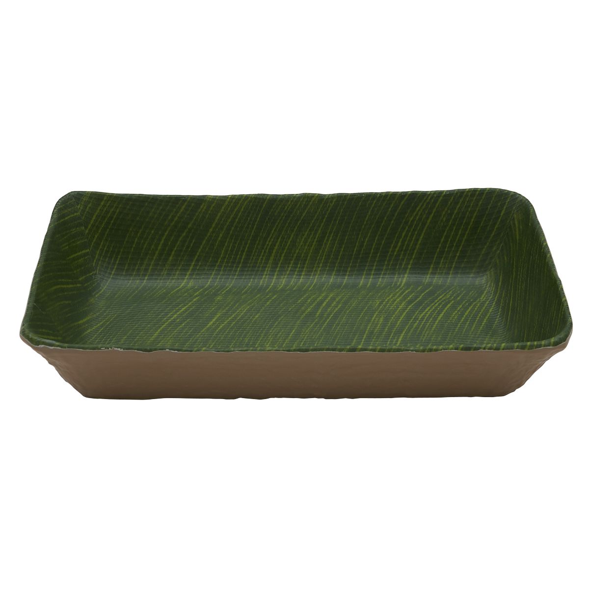 Блюдо (GN 1/4) меламин 26.5*16.2см, h=6.5см P.L. Green Banana Leaf
