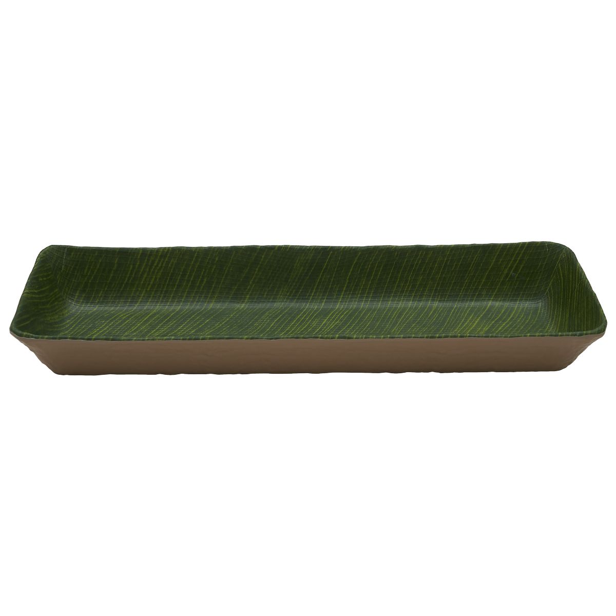 Блюдо (GN 2/4) меламин 53*16.2*6.5см P.L. Green Banana Leaf