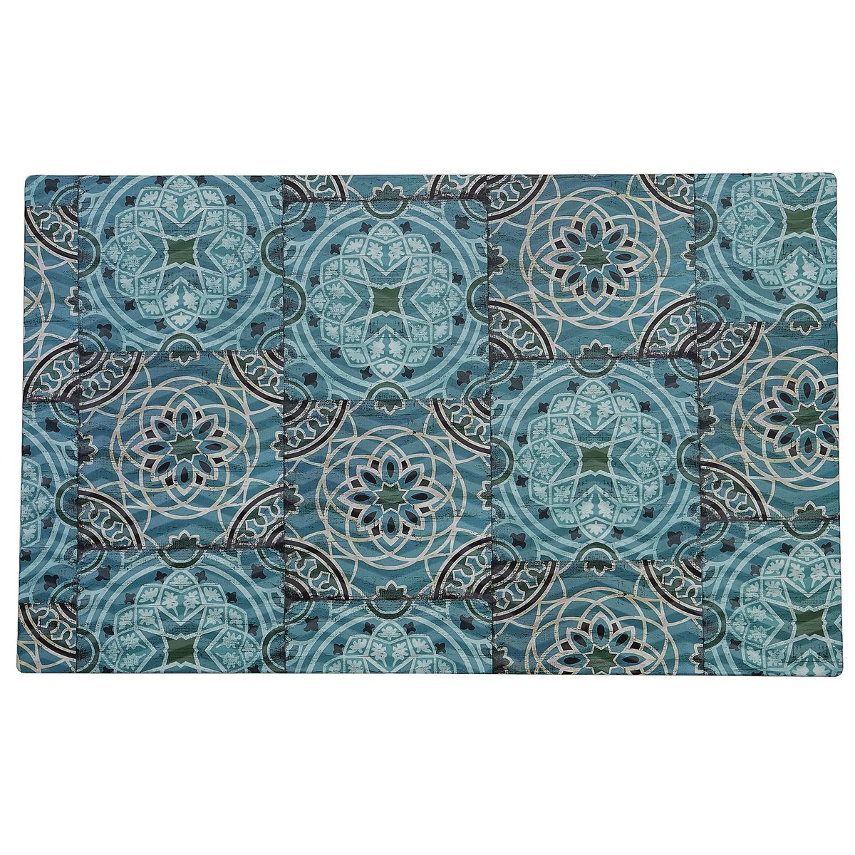 Блюдо,поднос GN 1/1 меламиновый 53*32.5см, Damask Blue, P.L.
