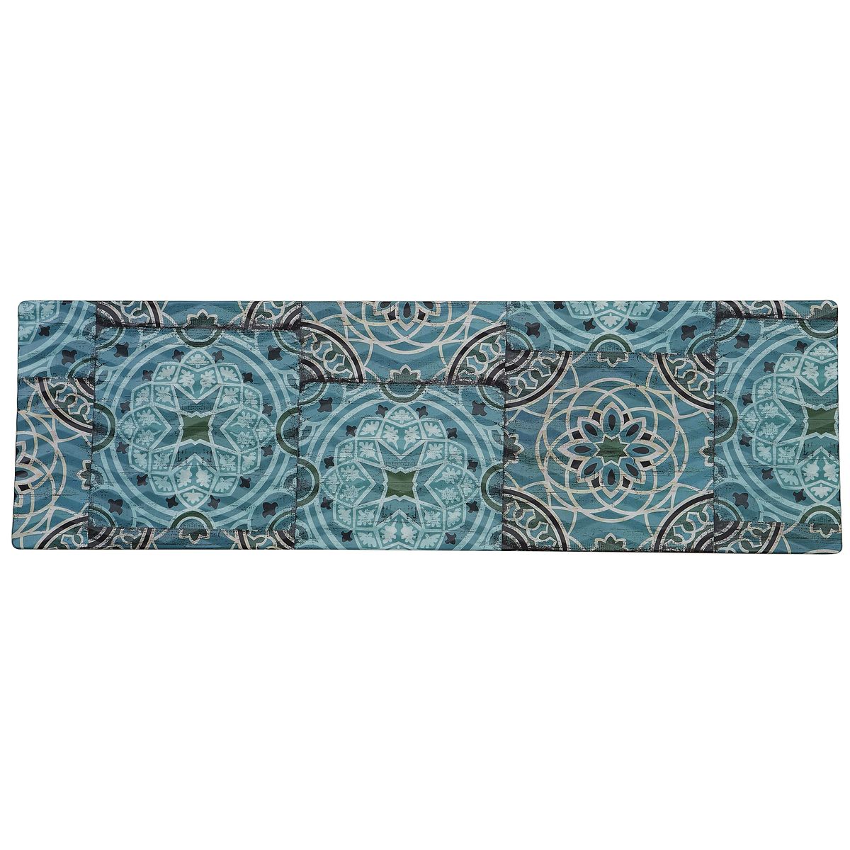 Блюдо,поднос GN 2/4 меламиновый 53*16.2см, Damask Blue, P.L.