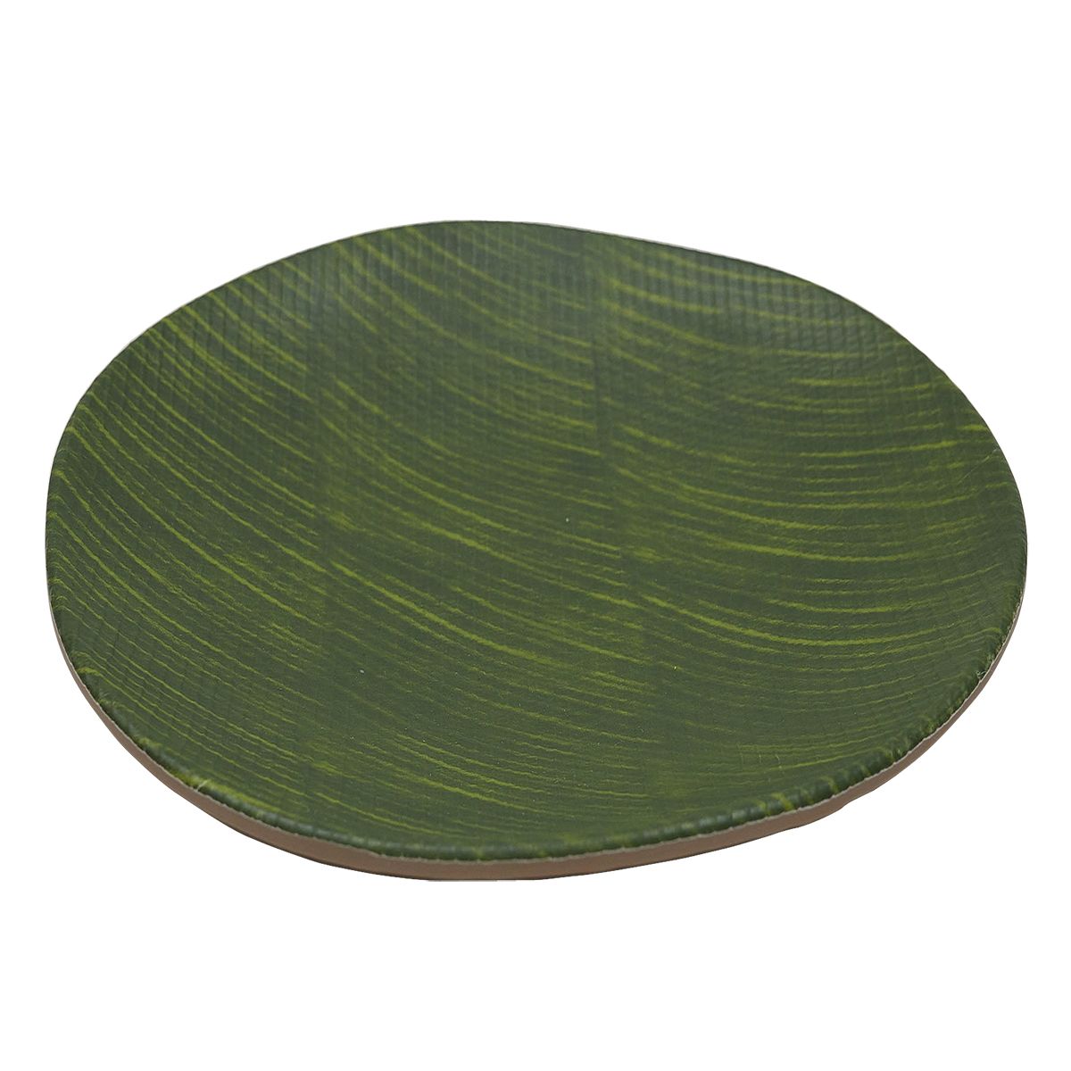Блюдо,поднос меламиновый 20.5*20.5*3см,Green Banana Leaf, P.L.