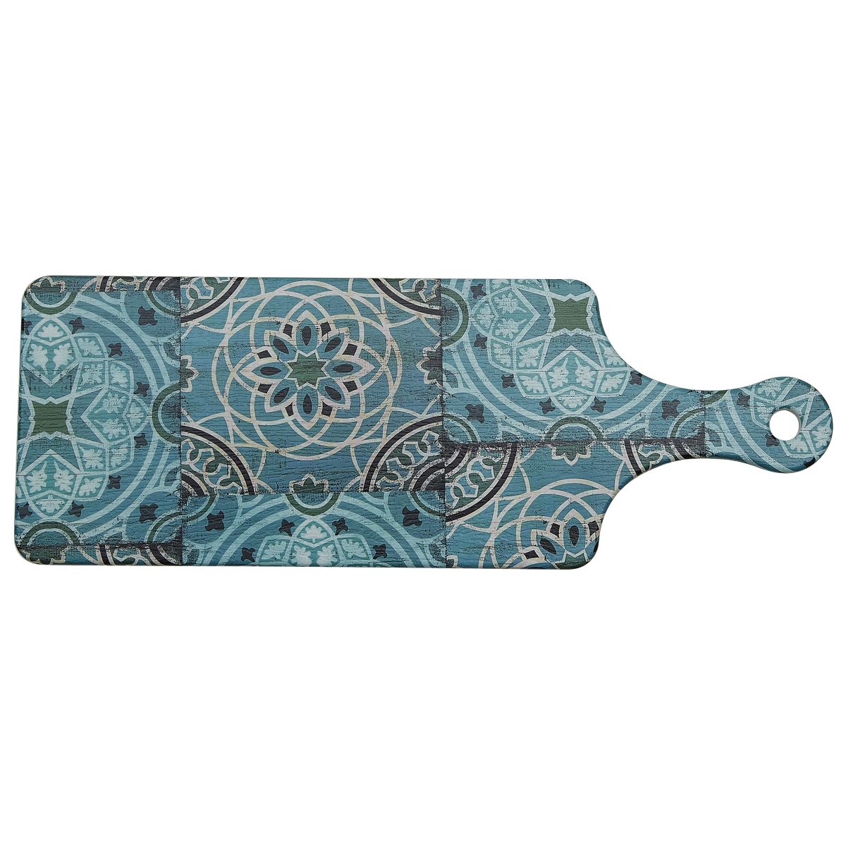 Блюдо,поднос меламиновый, 42*15 см, Damask Blue, P.L.