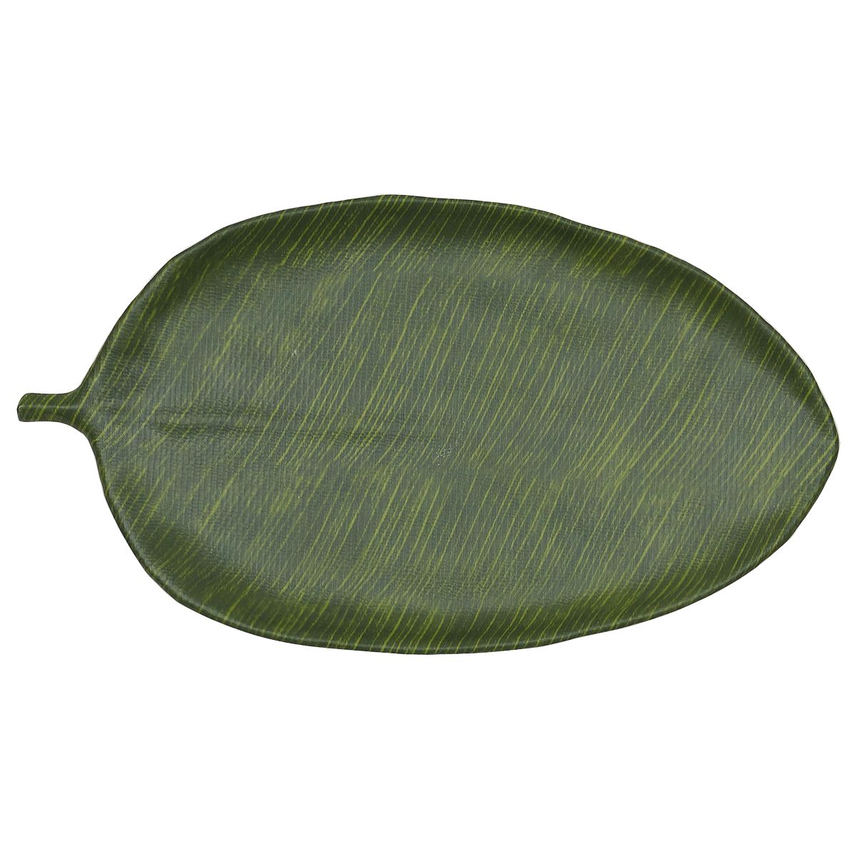 Блюдо,поднос меламиновый 46*25.4, h=2.8см P.L. Green Banana Leaf