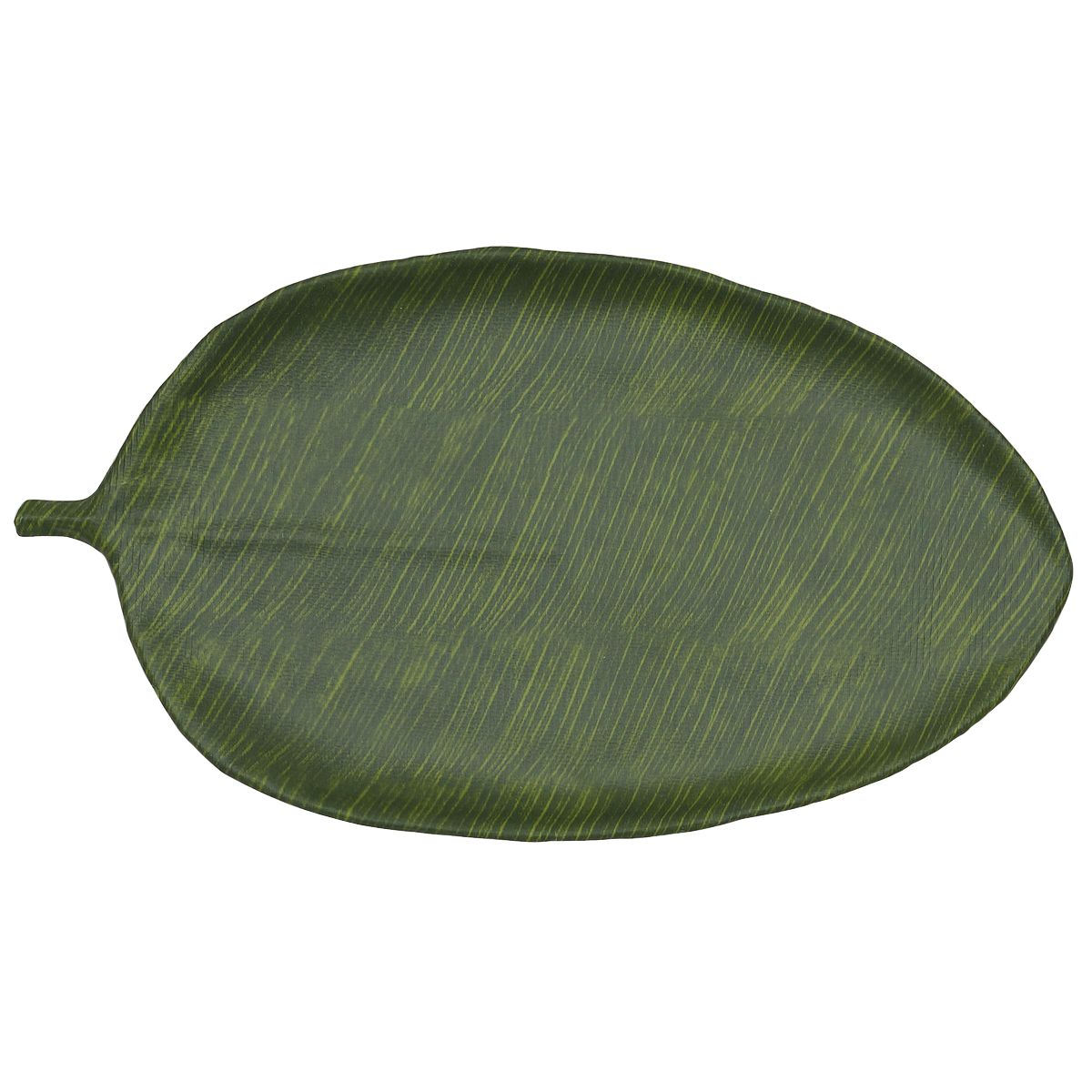 Блюдо,поднос меламиновый 53.5*29см, h=3см P.L. Green Banana Leaf