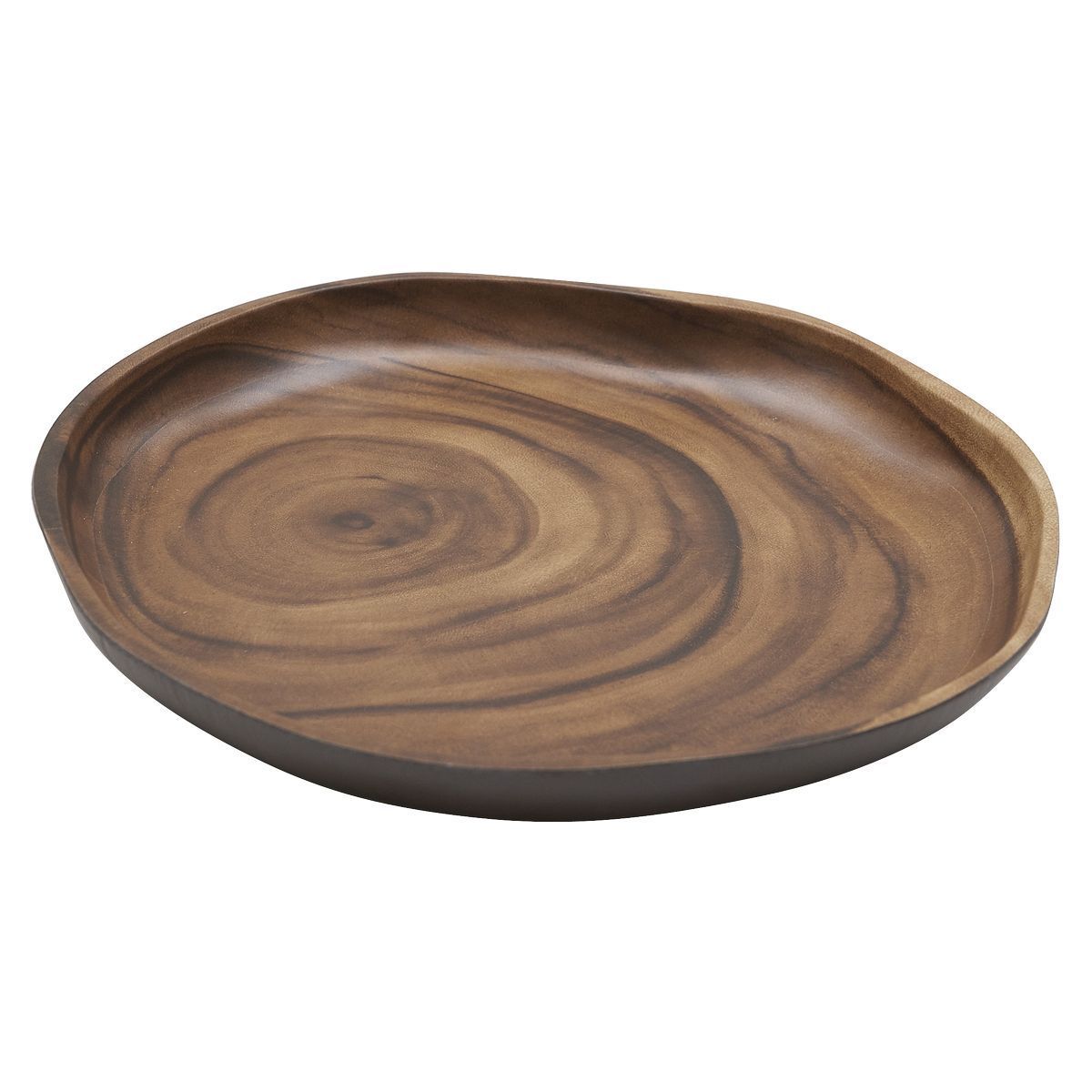 Блюдо,поднос меламиновый d=24.5см, d=3см, 500мл, P.L.Аfrican wood 2