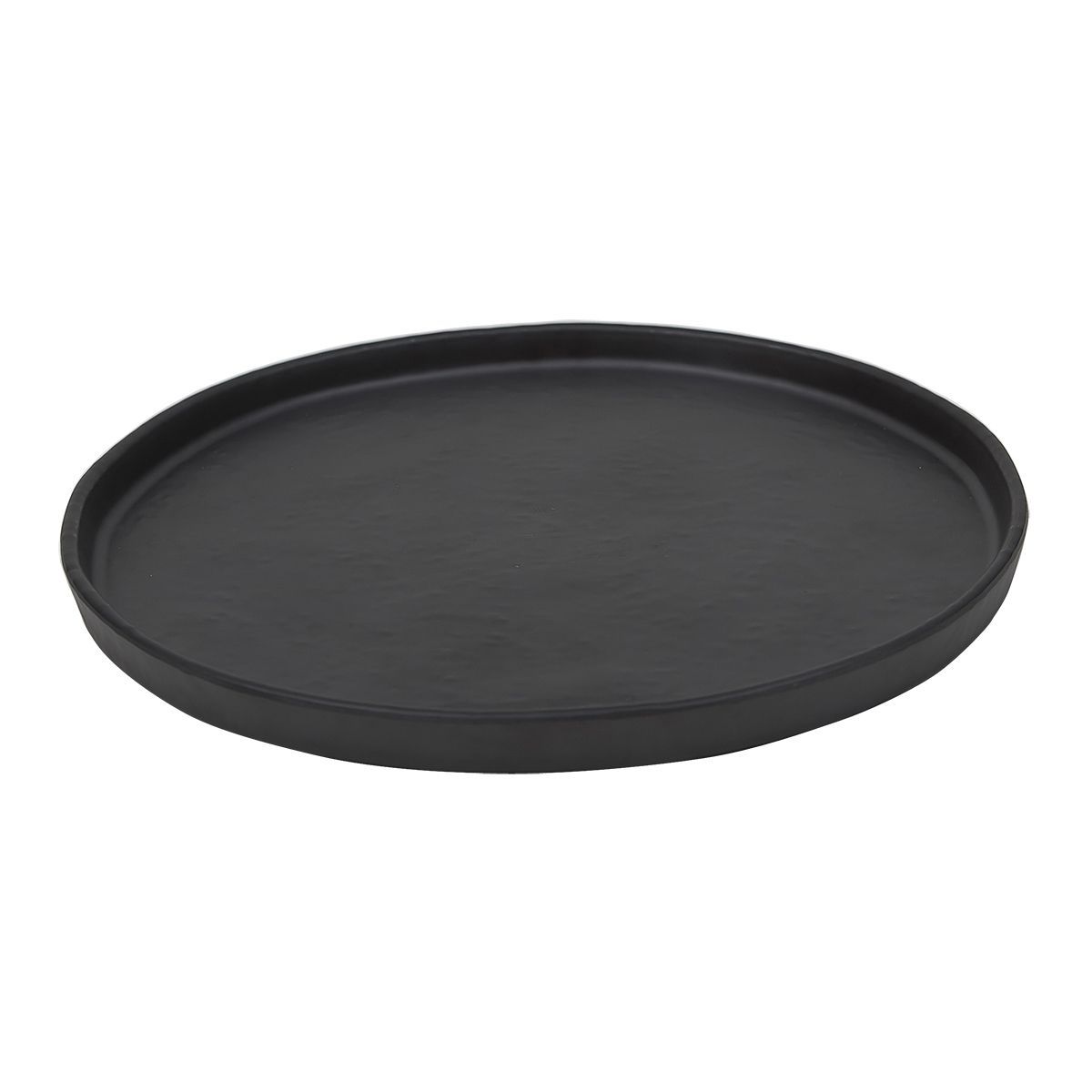 Блюдо,тарелка меламиновая 21*2см P.L. BLACK FINISH