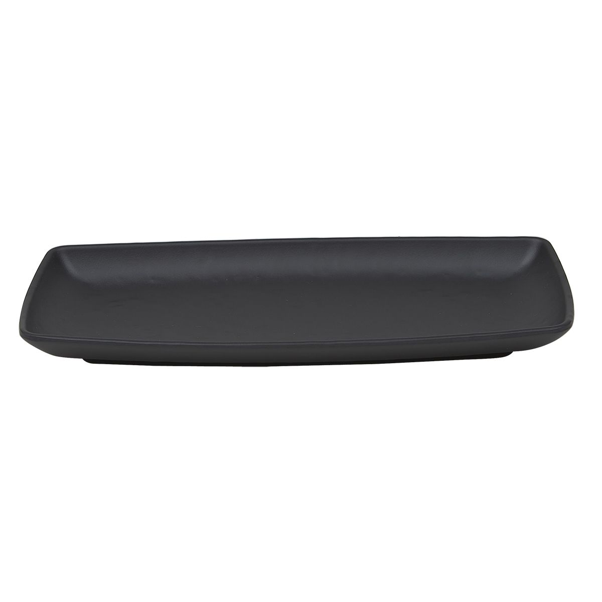 Блюдо,тарелка меламиновая 24*11*2.6см P.L. BLACK FINISH