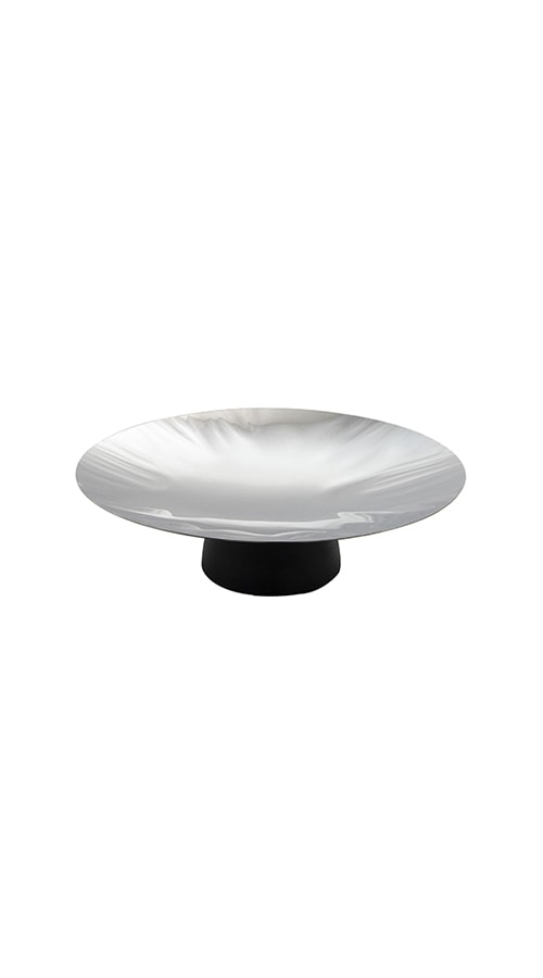 Подставка для торта 31 см. h=7 см. нерж. на ножке дерев. Abert /1/