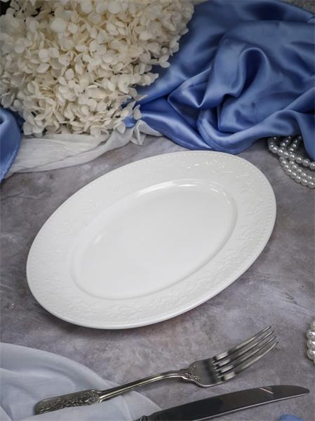 Блюдо овальное 36x26,5 см h 3,2 см фарфор, Primavera