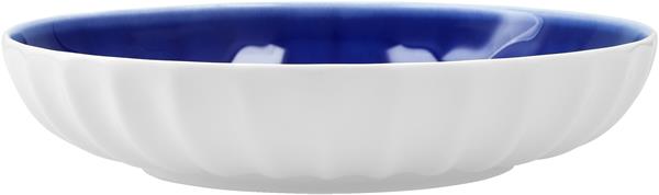 Салатник 710 мл, d 22 см h 4,5 см, Bone China, Blyss Blue