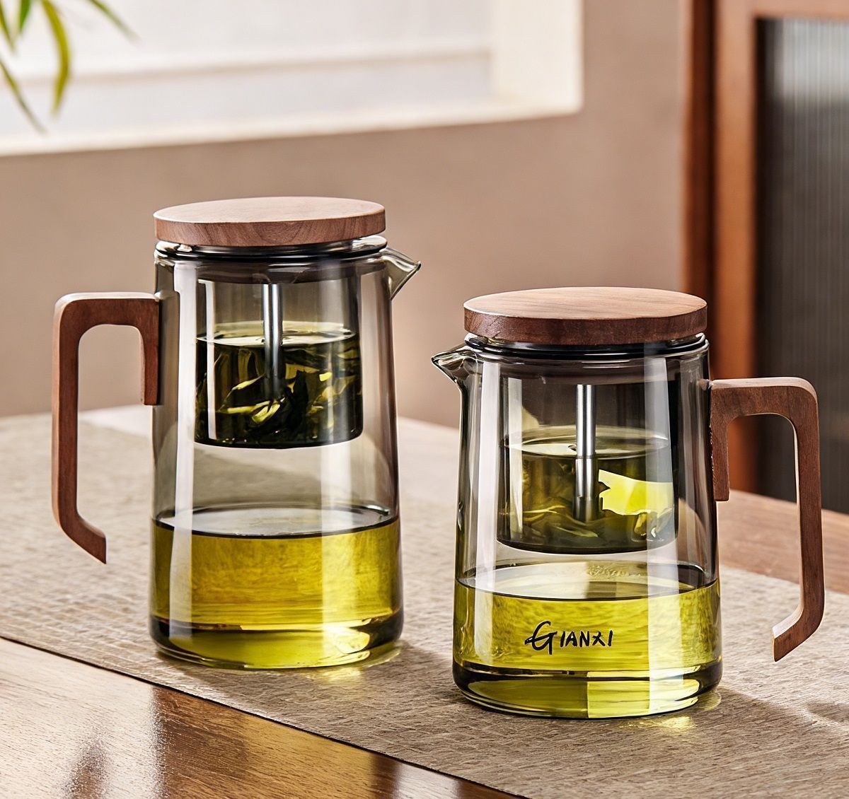 Чайник 750 мл,боросиликатное стекло,магнитный пресс  P.L. Proff Coffee