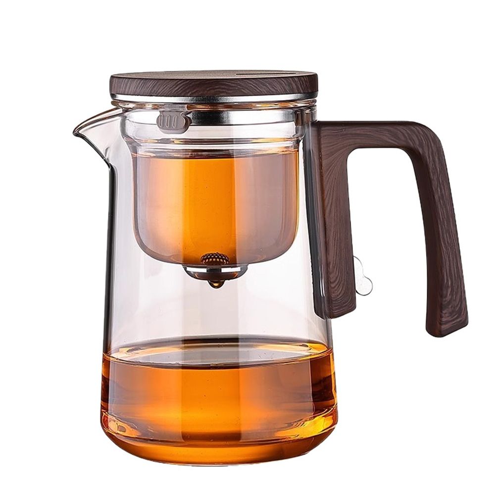 Чайник 800 мл,боросиликатное стекло,магнитный пресс  P.L. Proff Coffee