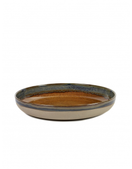 Тарелка глубокая D32см, H5,5см, цвет RUSTY BROWN