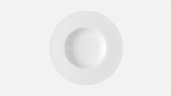 Тарелка глубокая с полями 240 мл, d 23,9 см, h 4 см, Fine Dining