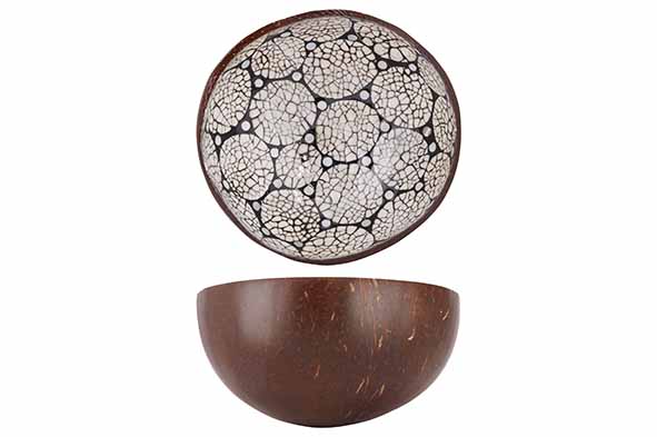 Чаша декоративная BLACK / EGGSHELL D14CM