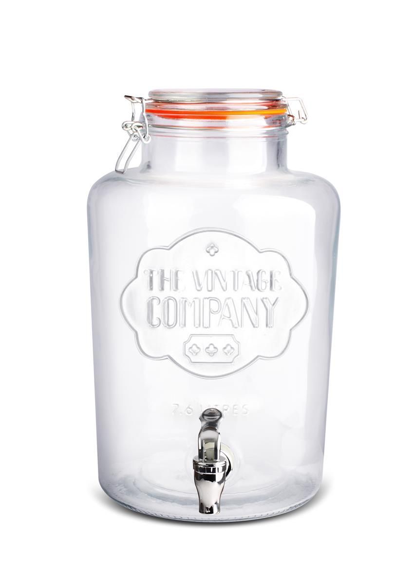 Диспенсер д/напитков(лимонадник),стеклянный с краном, 7,5 л, P.L. - Proff Cuisine